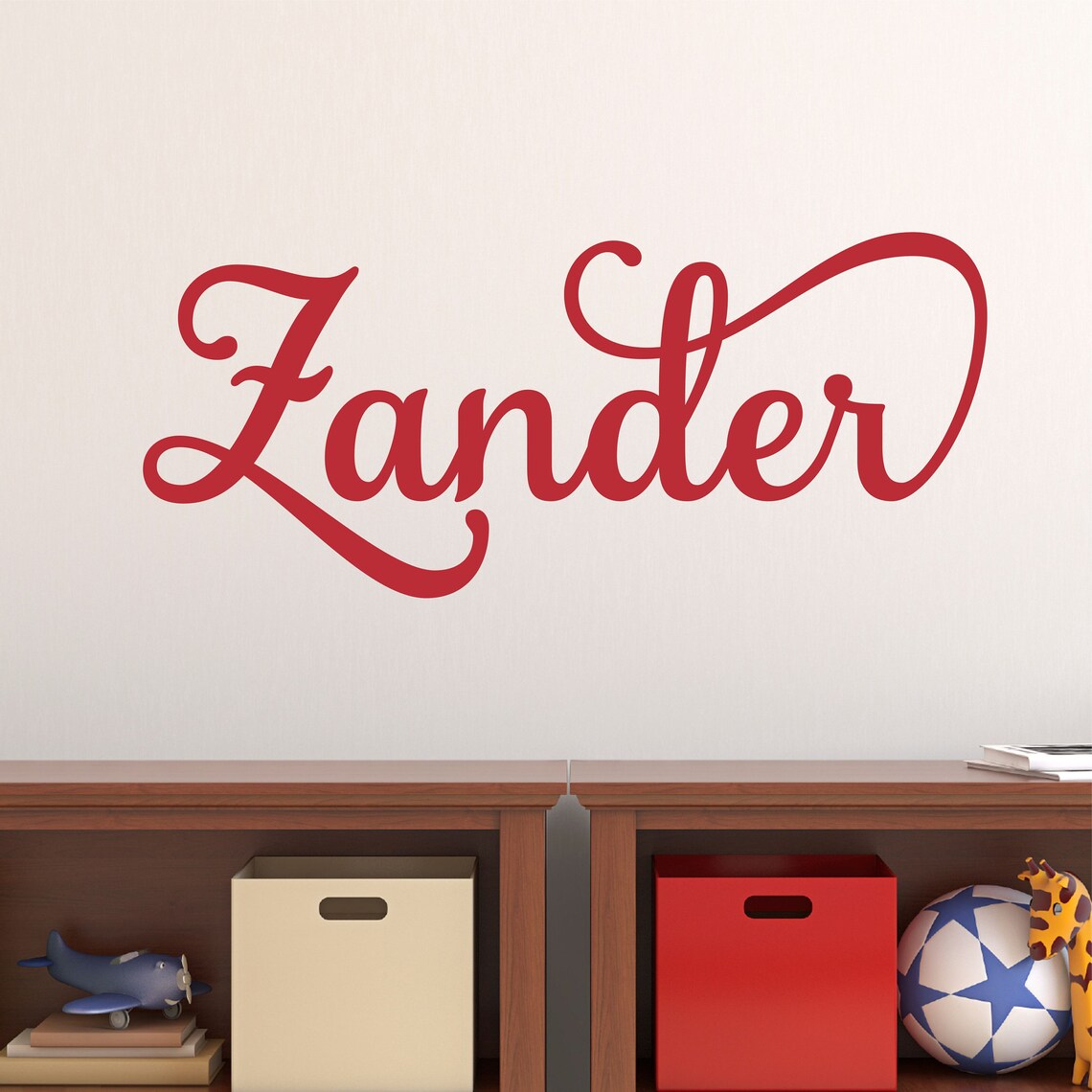 Personalized Wall Decal Boy Name Wall Decal Nursery Wall Decal ...