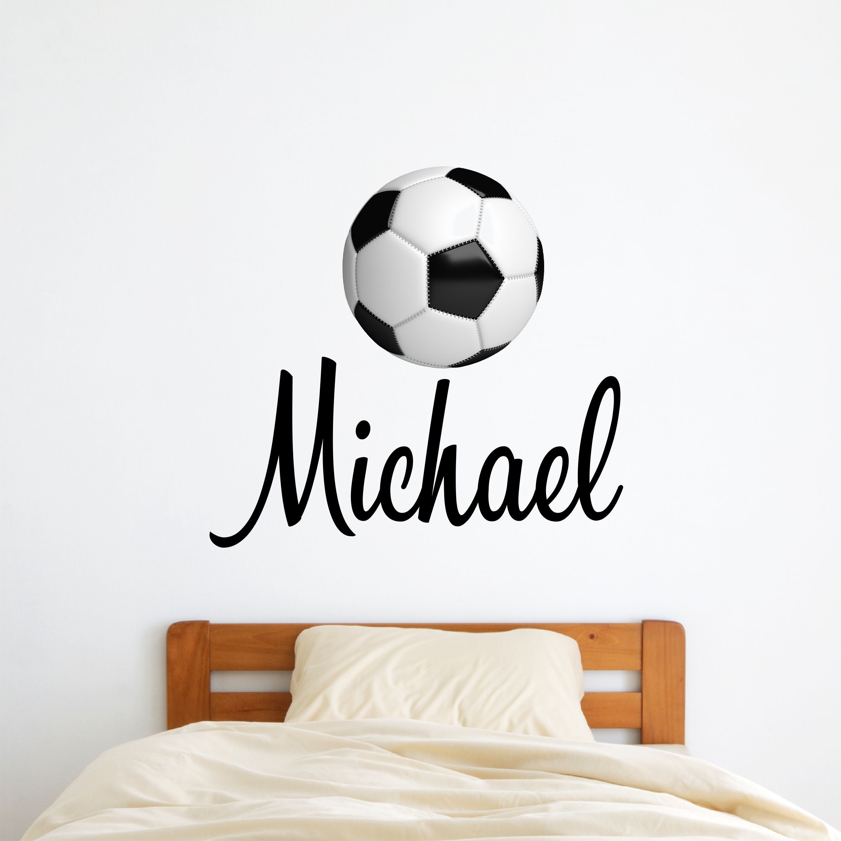 Home Décor Wall Décor Personalized Soccer Decals Soccer Wall Decor