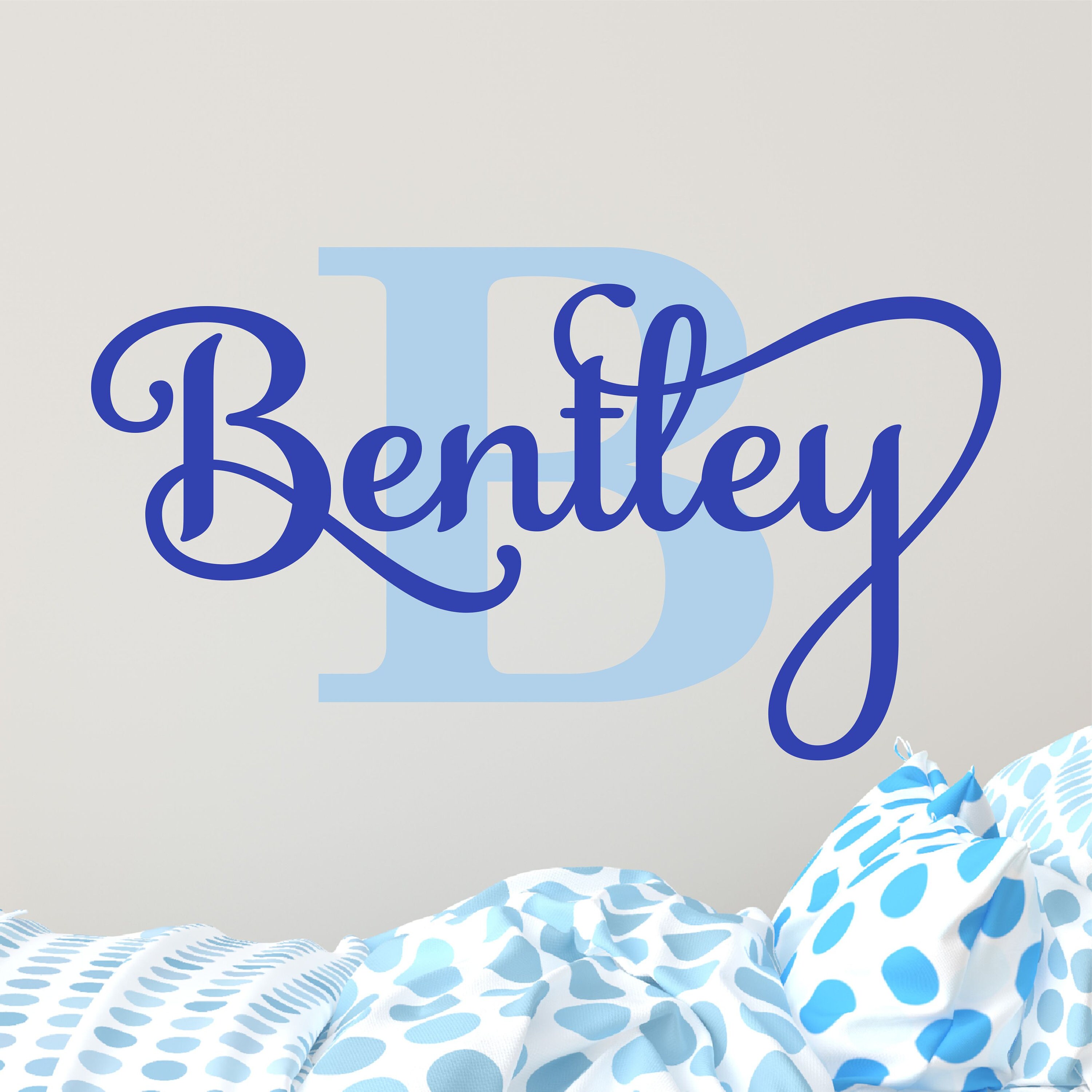 Name Wall Decal Teen Boys Room Decor Baby Boy Nursery Name Decal ...