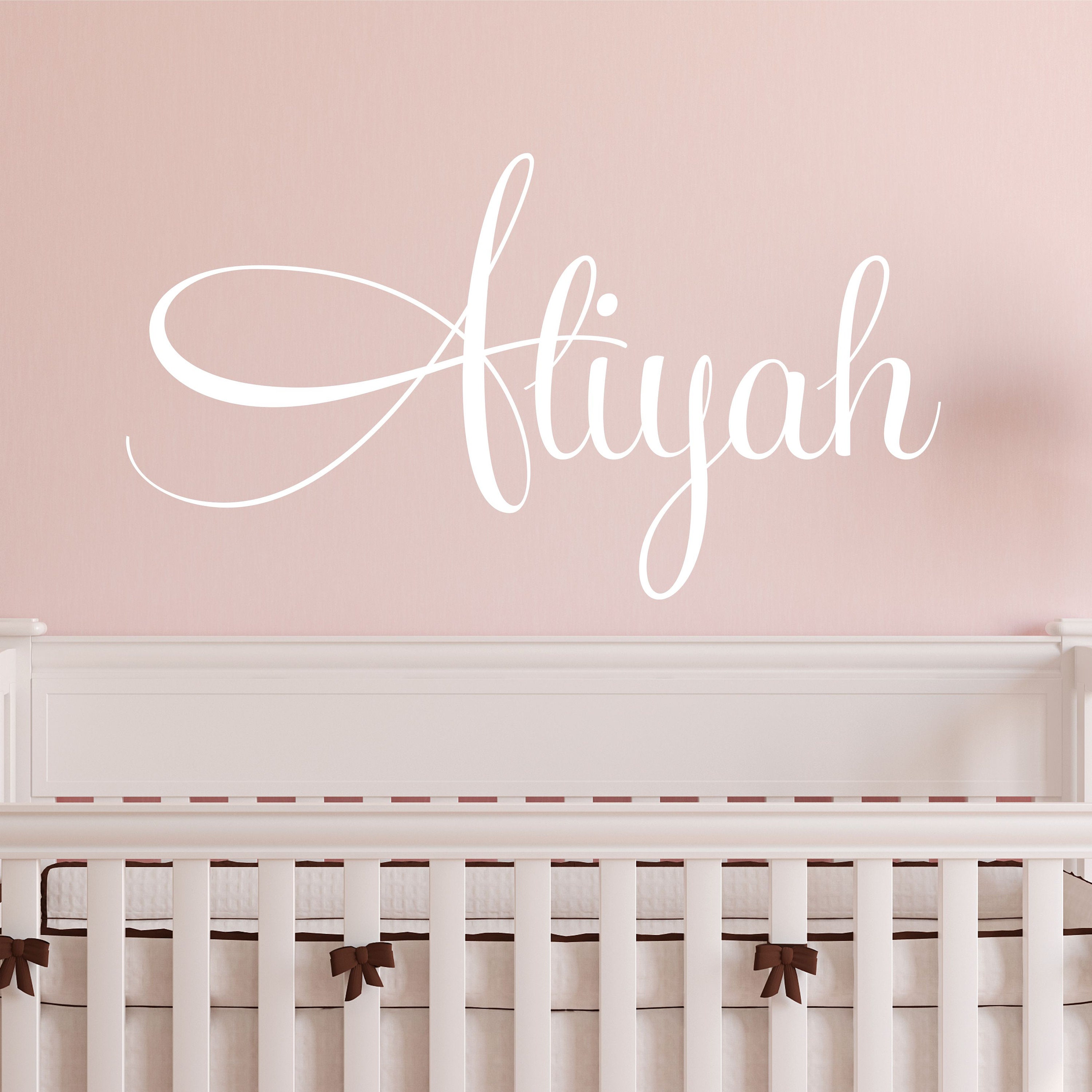 Name Wall Decal Sticker Custom Name Wall Decal Girls Room Boys | Etsy
