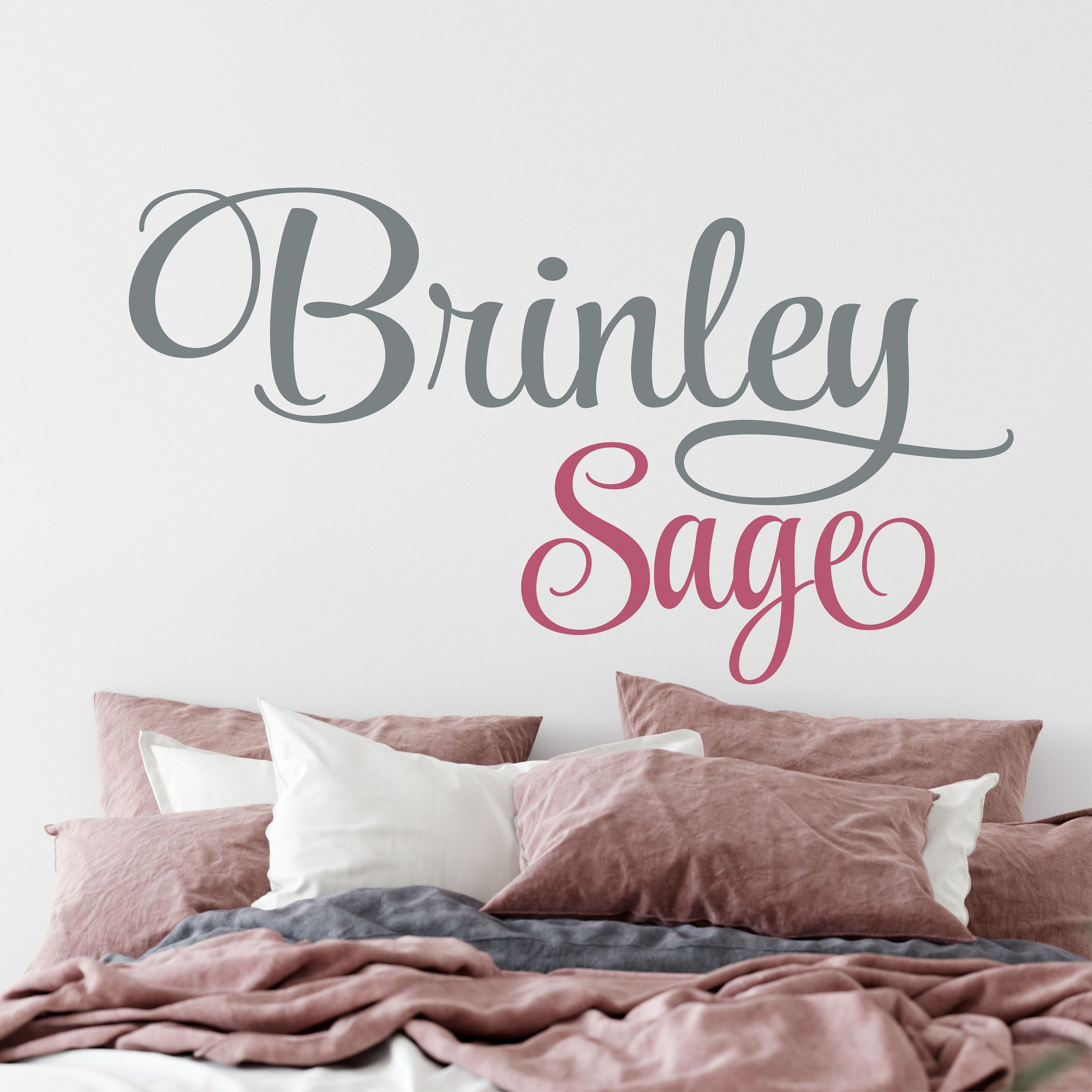 Personalized Girls Name Wall Decal Childrens Room Girls Bedroom Teen ...
