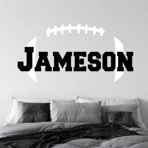Football Laces Wall Decal Boys Room Decor Football Decal Etsy