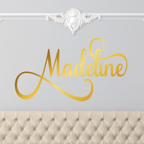 Personalized Wall Decal Girl Name Wall Decal Nursery Wall Decal Personalized Name Decal Vinyl Wall Decal Girls Name Decal Vinyl Lettering