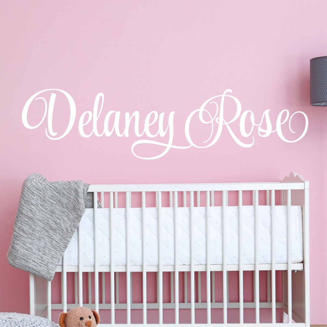 Name Wall Decal Girls Name Wall Decal Personalized Name Decal Name