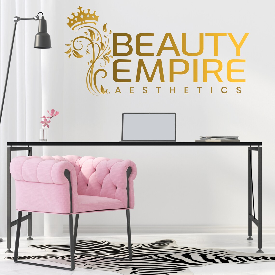 Business Name Wall Decal Custom Business Logo Vinyl Wall Etsy UK