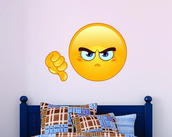 Emoji Wall Decal - Kids Wall Sticker Emoticon