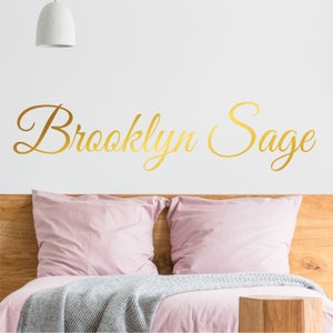Personalized Wall Decal Boy Name Wall Decal Nursery Wall Decal Personalized Name Decal Vinyl Wall Decal Boys Name Decal Vinyl Lettering