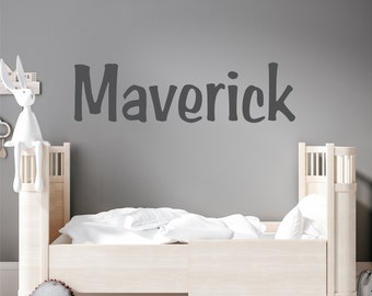 Personalized Wall Decal Boy Name Wall Decal Nursery Wall Decal Personalized Name Decal Vinyl Wall Decal Boys Name Decal Vinyl Lettering