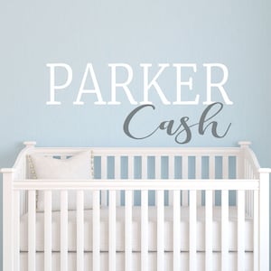 Name Wall Decal Boy Personalized Name Wall Decal Nursery Wall Decal Personalized Name Decal Vinyl Wall Decal Boys Name Decal Farmhouse