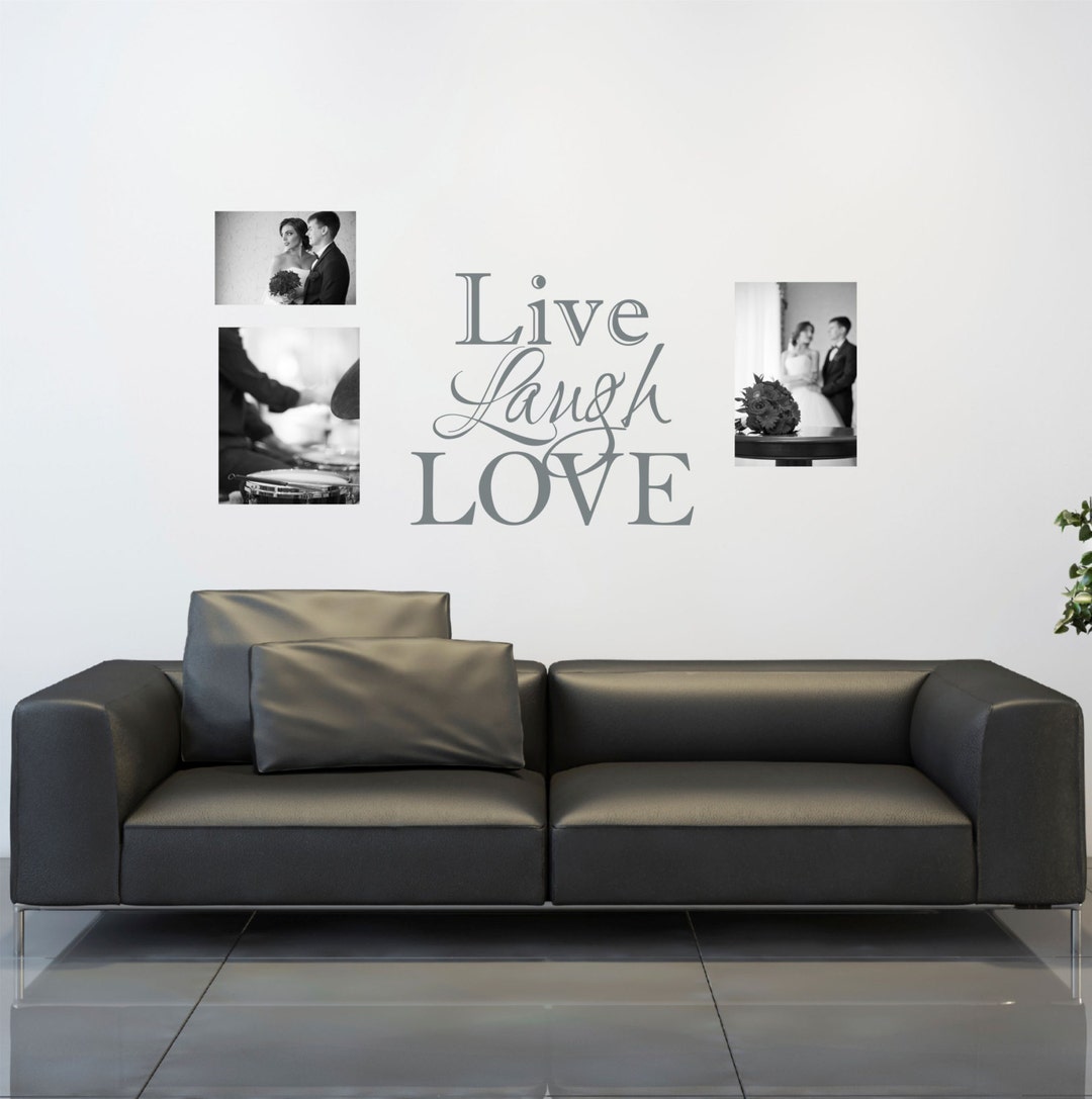 Live Laugh Love Wall Decal Live Laugh Love Sticker Live Laugh Love Sign
