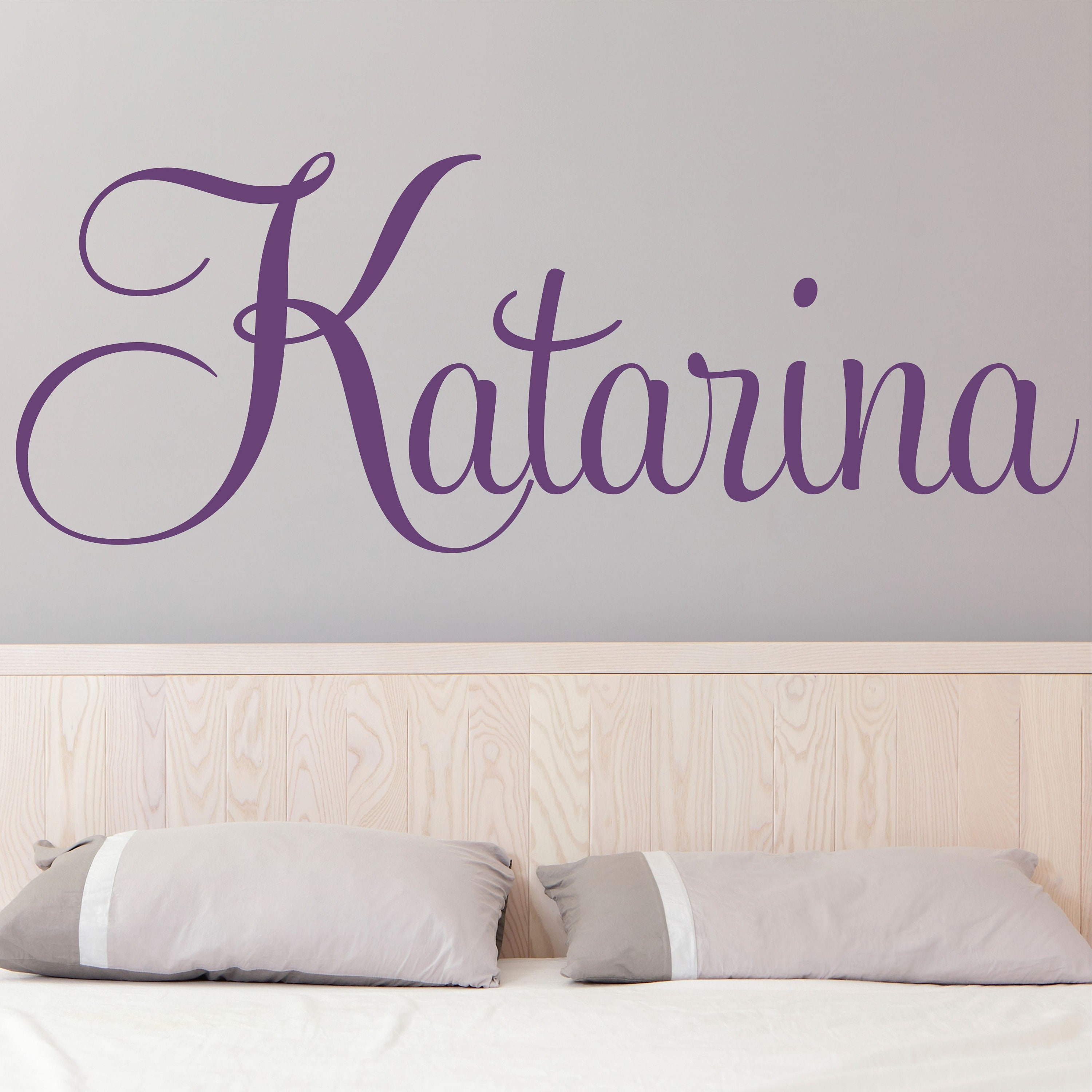 Personalized Vinyl Sticker For Nursery Bedroom Decor Custom Name Wall ...