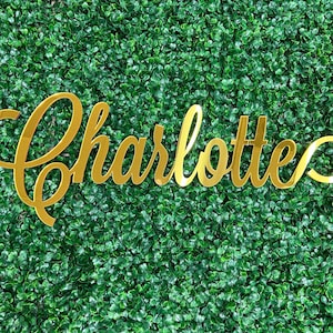 Custom Acrylic Mirror Name Sign Nursery Name Sign Personalized Name Sign Glitter Name Glitter Multiple Fonts Baby Name Wall Art image 2