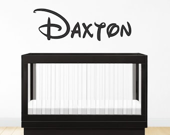 Personalized Wall Decal Boy Name Wall Decal Nursery Wall Decal Personalized Name Decal Vinyl Wall Decal Font Name Decal Prince Name