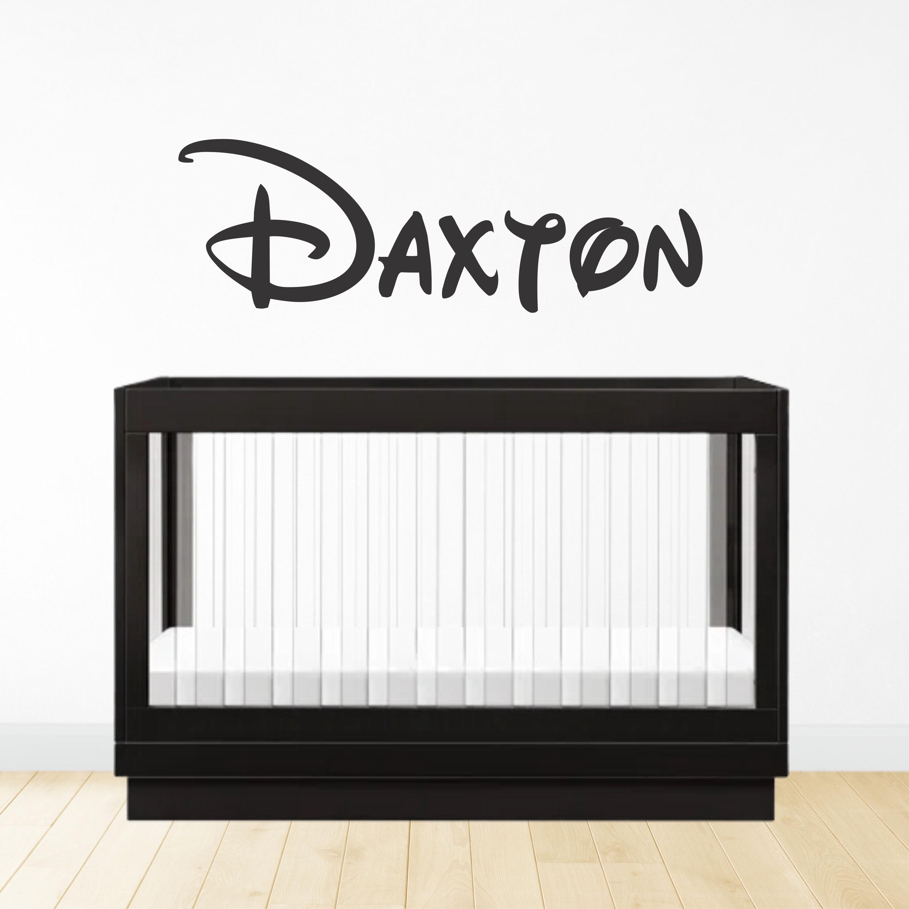 Personalized Wall Decal Boy Name Wall Decal Nursery Wall Decal ...