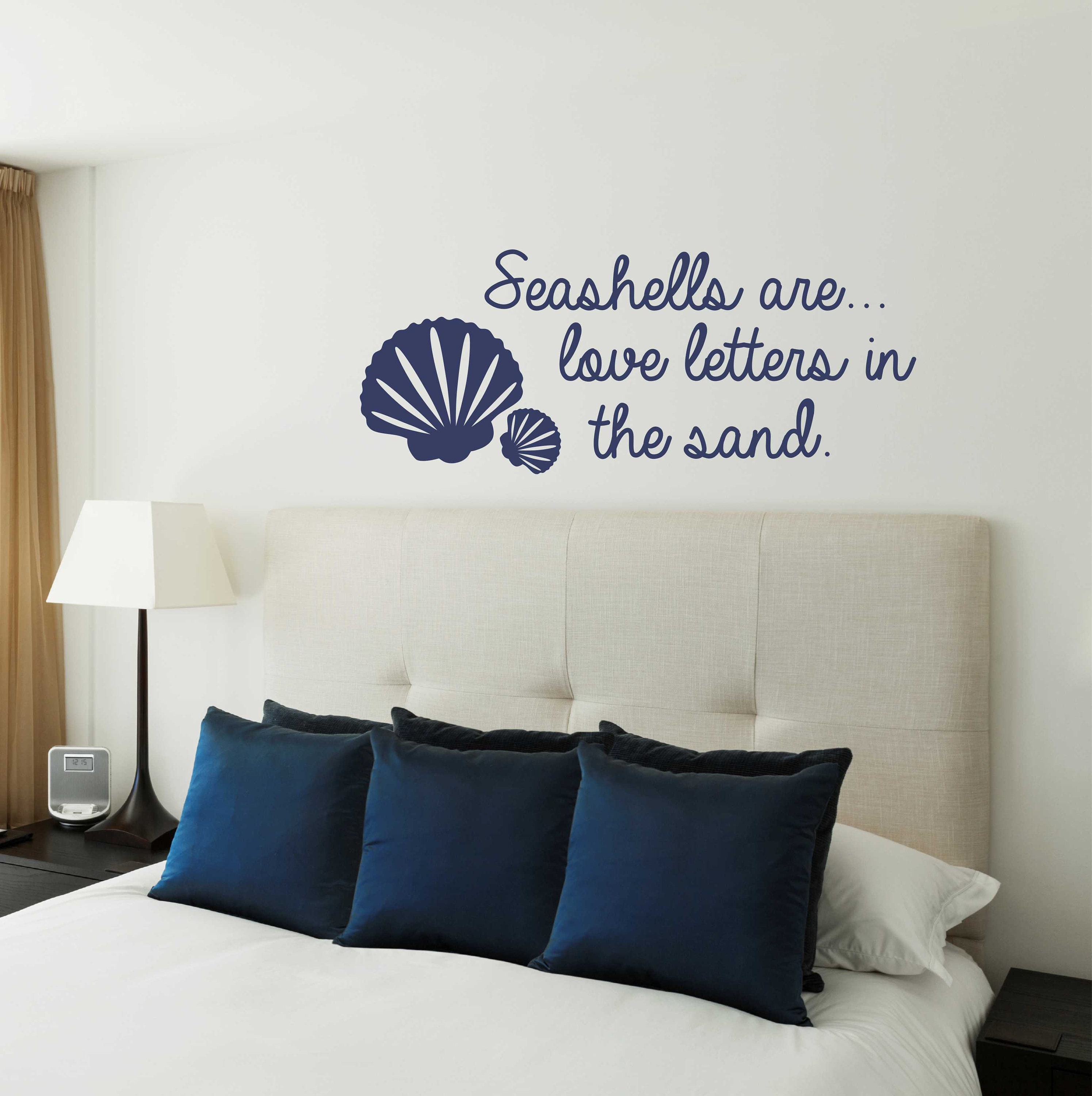 Beach Wall Decal Sticker Beach House Wall Decor Bathroom Etsy
