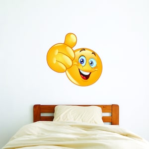 Emoji Wall Decal - Kids Wall Sticker Emoticon