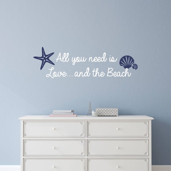 Beach Wall Decal Etsy