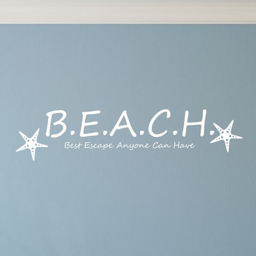 Life is Better at the Beach Decal Living Room Wall Decal Etsy