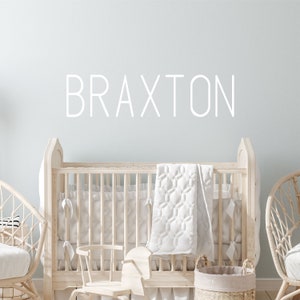 Personalized Wall Decal Boy Name Wall Decal Nursery Wall Decal Personalized Name Decal Vinyl Wall Decal Boys Name Decal Name Modern Nursery