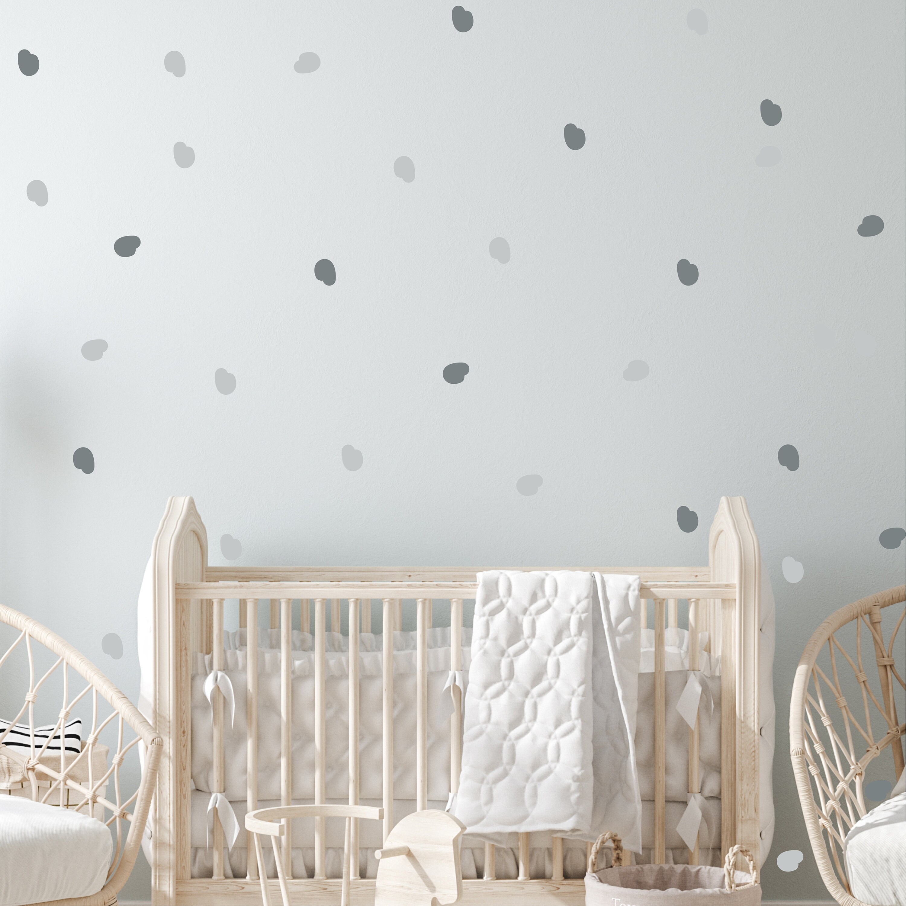 Polka Dot Wall Decals Polka Dot Stickers Metallic Gold Etsy UK