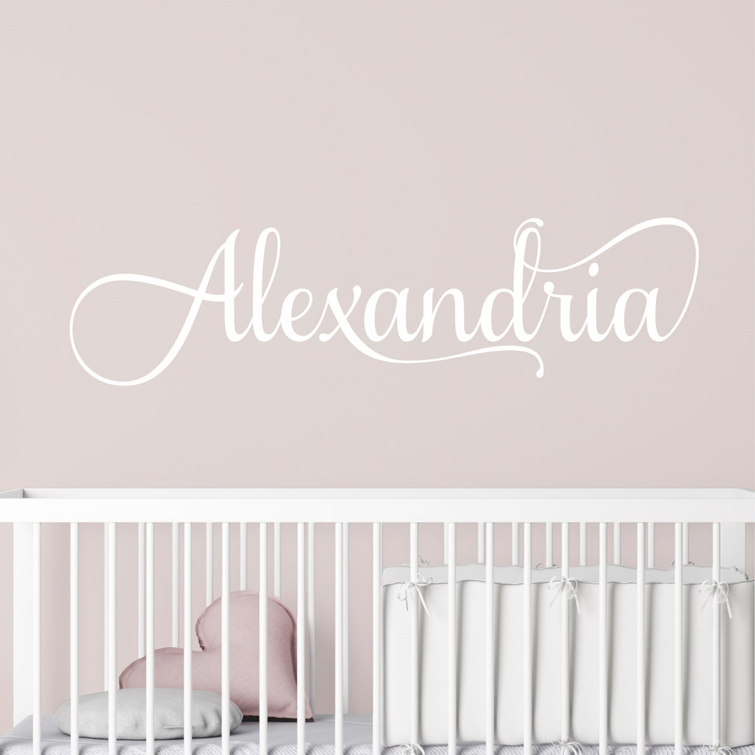Personalized Girls Name Wall Decal Childrens Room Girls Bedroom Teen ...