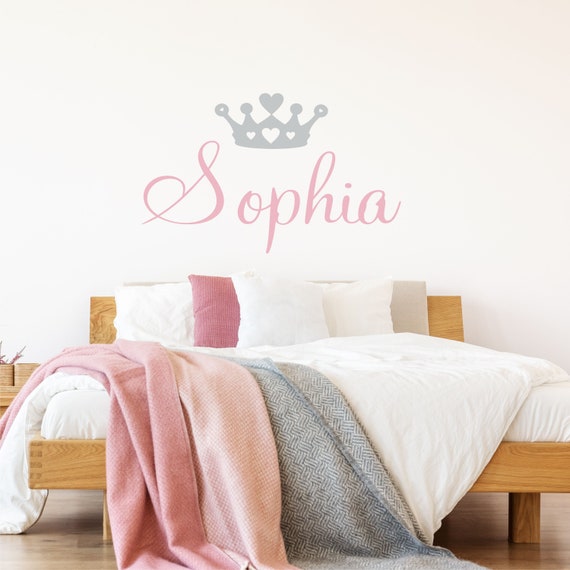 Personalized Name Princess Wall Decal Custom - Princess Wall Decals With Name Personalized Name Princess Wall Decal Custom - Princess Wall Decals With Name