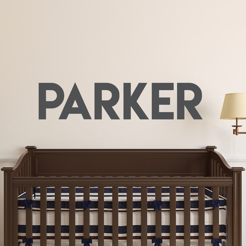 Personalized Wall Decal Girl Name Wall Decal Nursery Wall Etsy