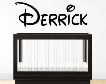 Personalized Wall Decal Boy Name Wall Decal Nursery Wall Decal Personalized Name Decal Vinyl Wall Decal Font Name Decal Prince Name