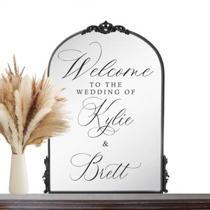 Welcome to our Wedding Wall Decal - Wedding Welcome Sign - Wedding Sticker - Welcome to the Wedding of Decal - Bridal Shower