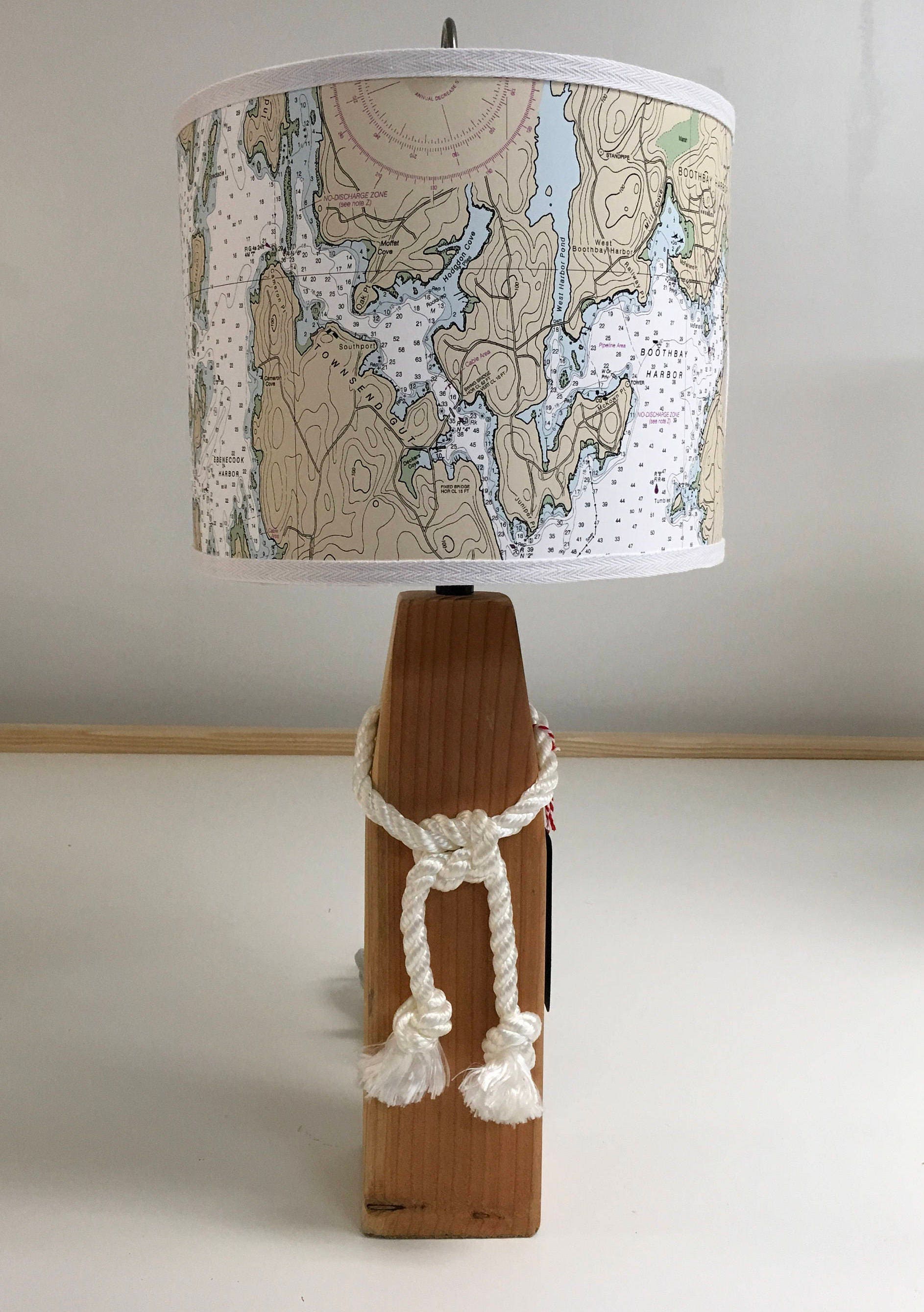 Nautical Chart Lamp Shades