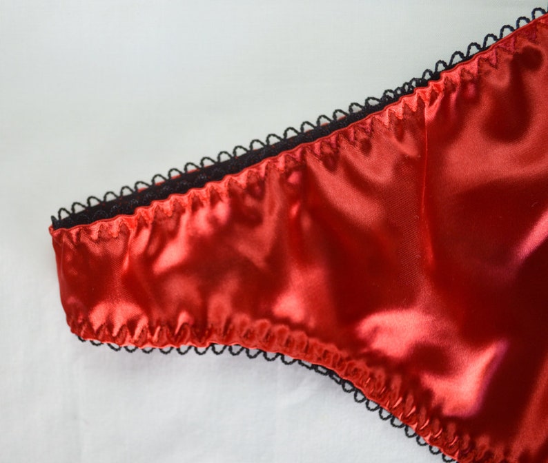 Silky Red Satin Panties for Men by Biscuit Couture. Etsy