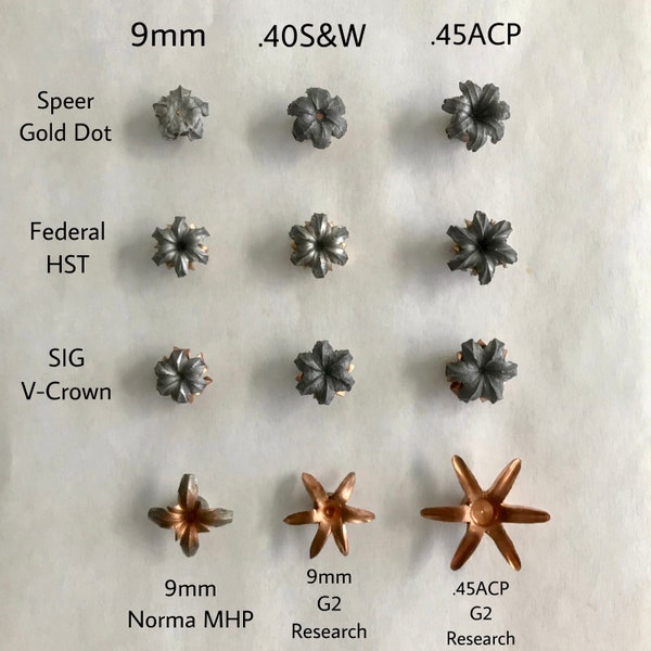 Expanded Bullet Magnets - Various Options - Very Unique - Great Conversation Starters