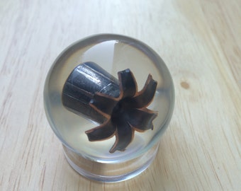 Barnes .40S&W 140 Grain TAC-XPD Solid Copper Hollow Point - Resin Sphere - Stand Included - Great Conversation Piece And Gift