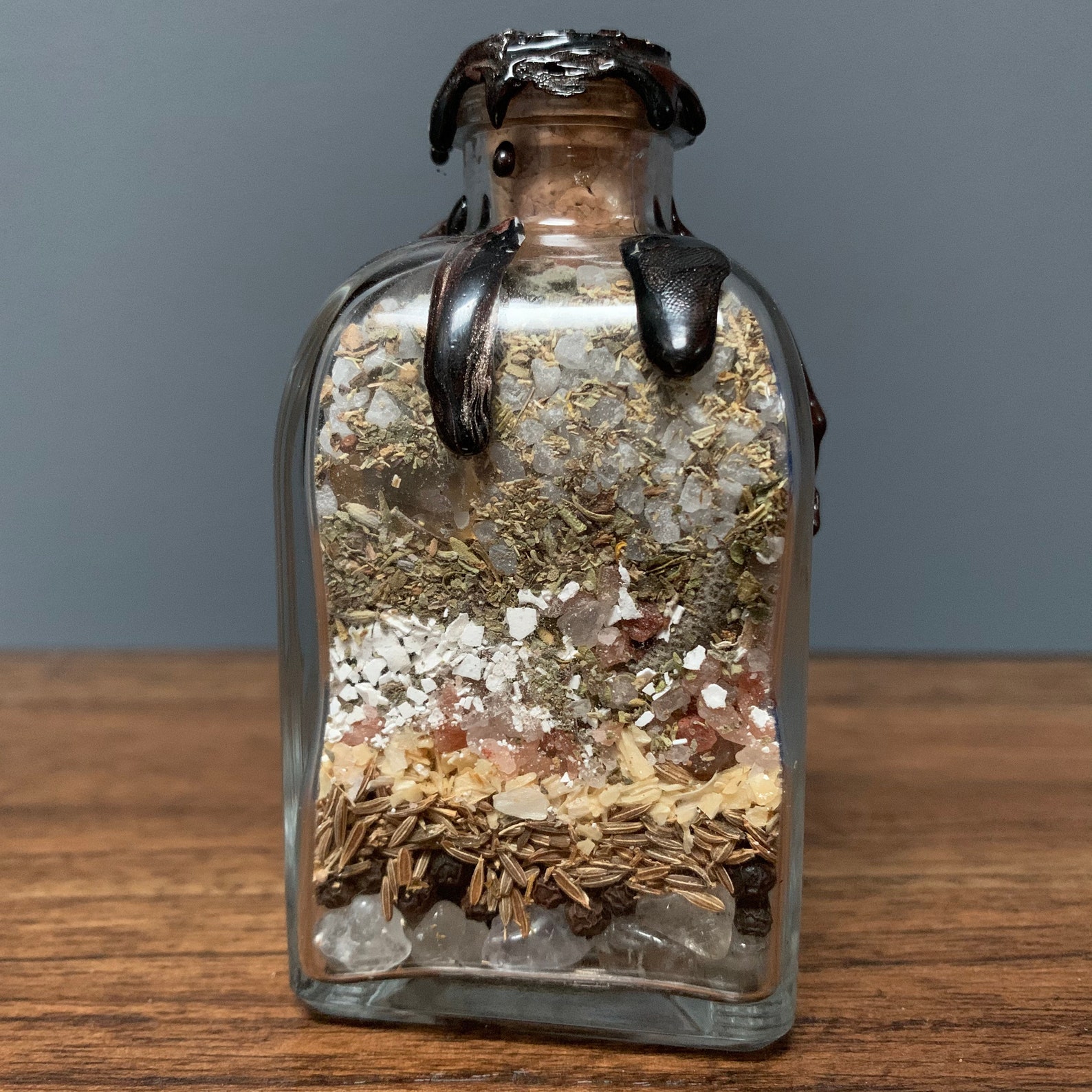 Medium Custom Spell Jar, Handmade, Michigan Made, Personalized