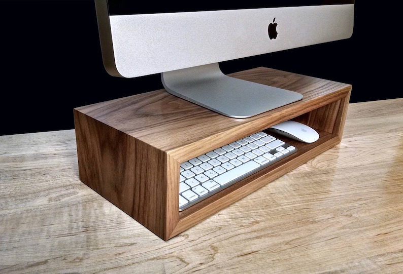 monitor stand desk organiser