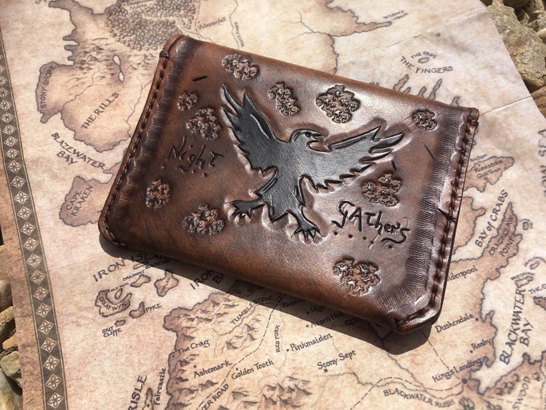 Game of Thrones Targaryen Short Wallet Zipper Coins Bifold Brown Black Purse
