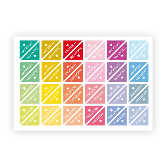 corner planner stickers vacation stickers bracket stickers reminder scheduler stickers functional eclp filofax happy planner kikkik vacation scheduler