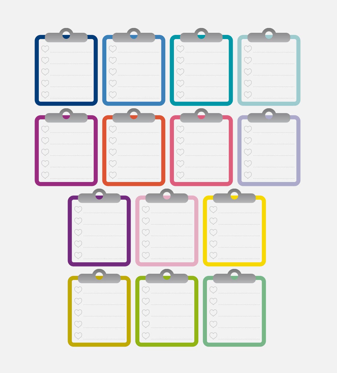 14 clipboard sticker to do list stickers checklist stickers Etsy