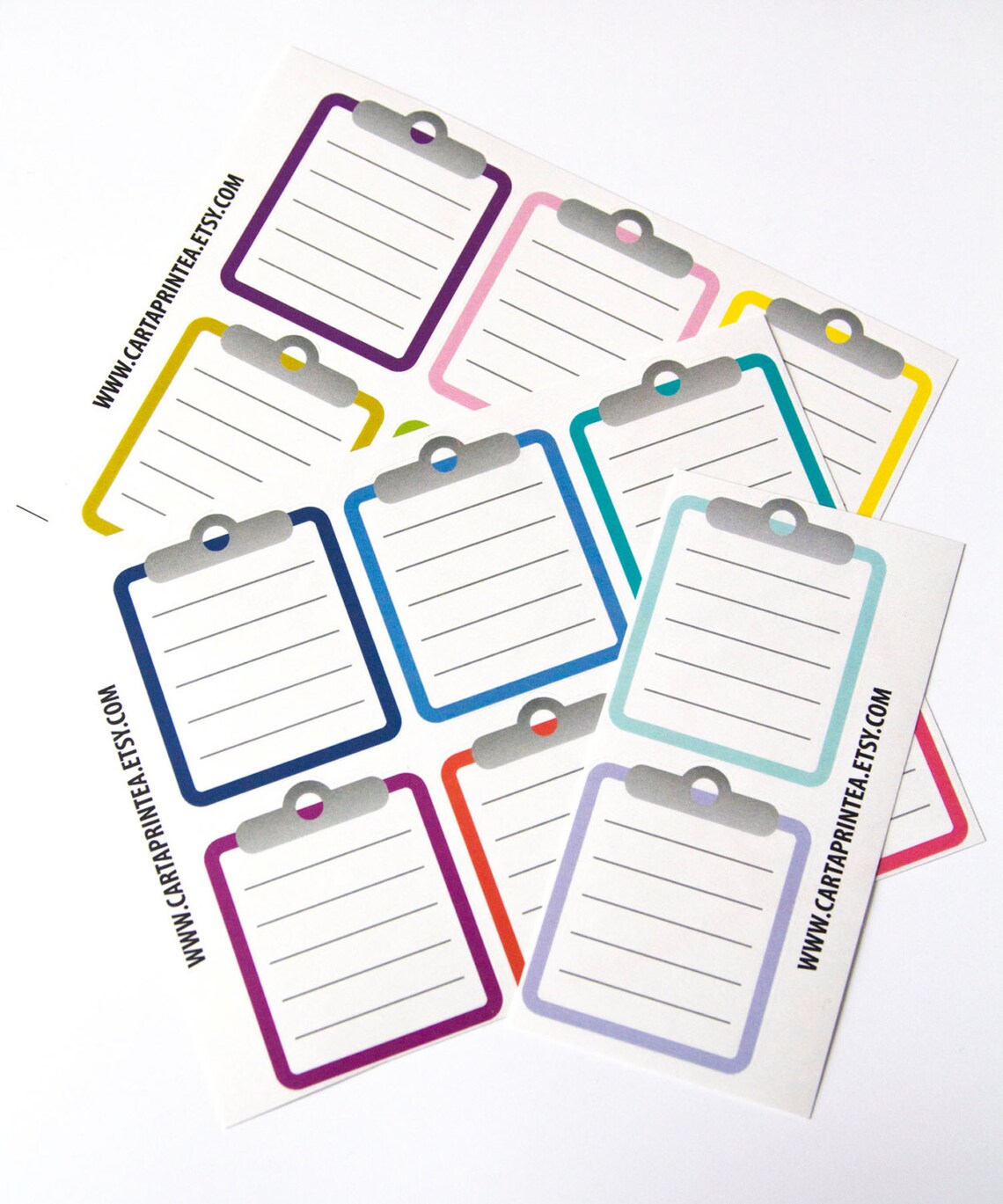 14 clipboard sticker to do list stickers checklist stickers Etsy