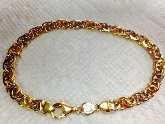 two tone gucci link chain