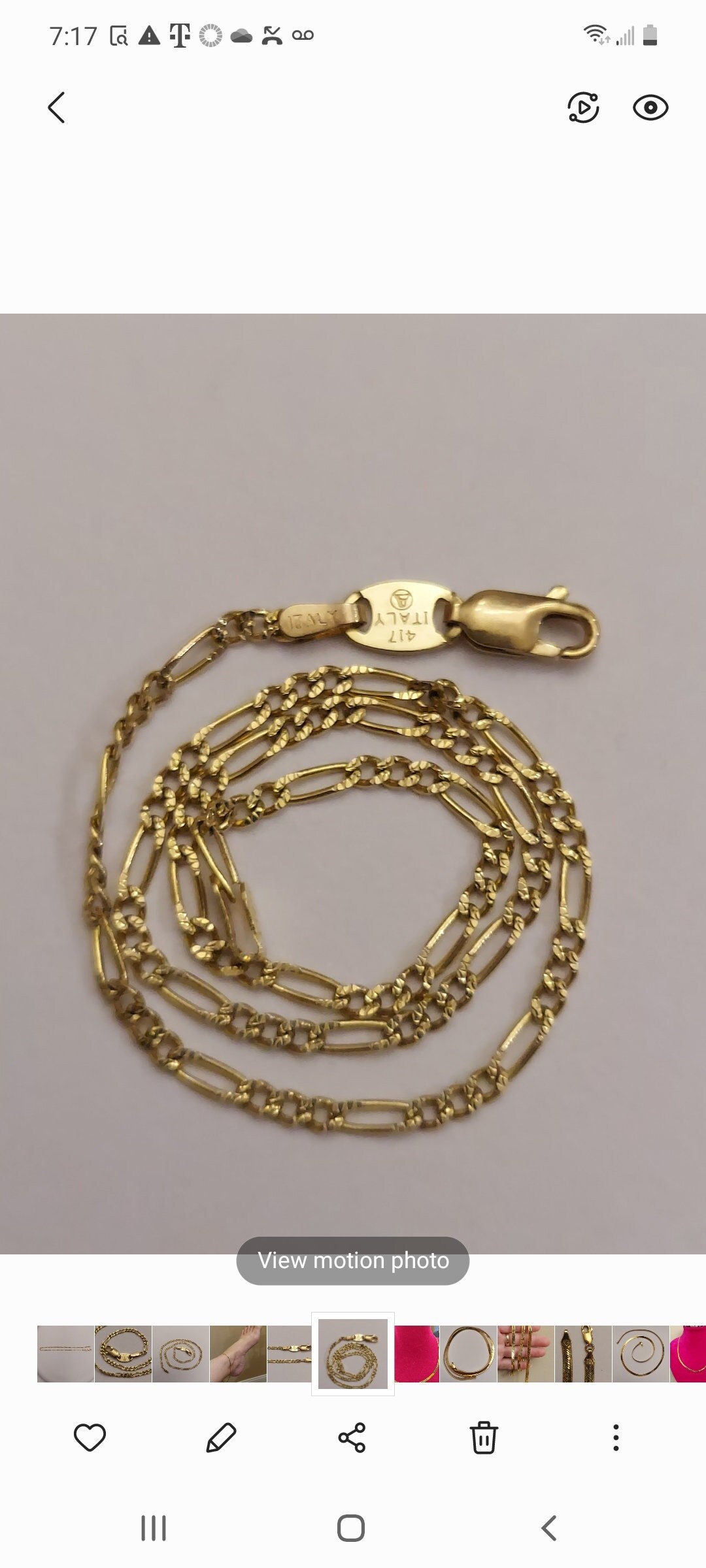 10K Yellow Gold Anklet Bracelet Etsy