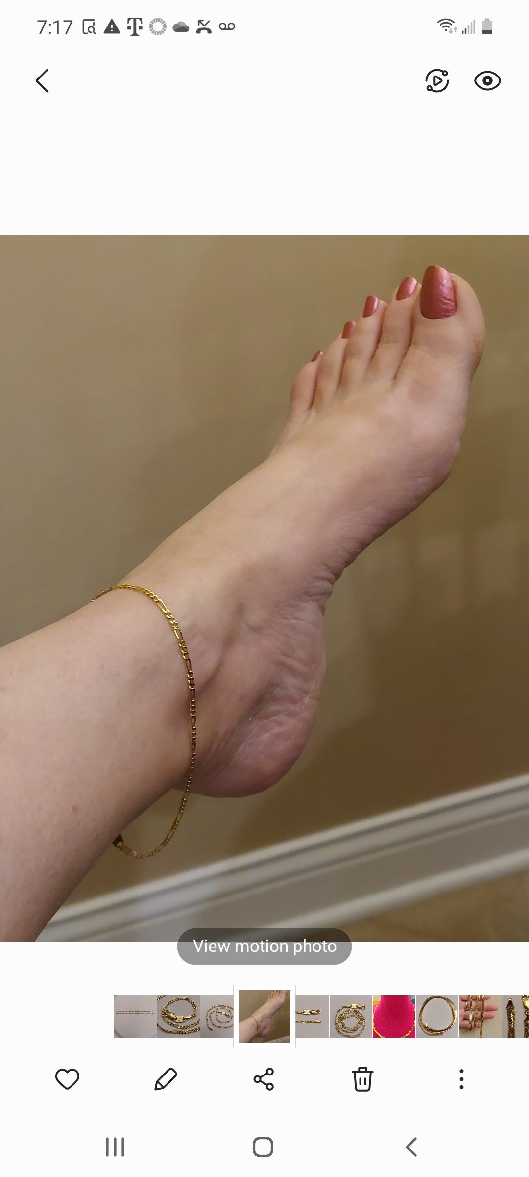 10K Yellow Gold Anklet Bracelet Etsy