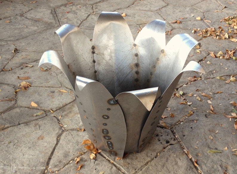 Agave Fire Pit Sculpture Metal Garden Art Yard Art Fire Etsy