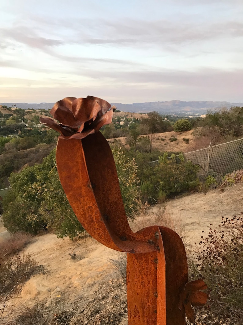 Rustic Saguaro Cactus Metal Yard Art southwestern Etsy