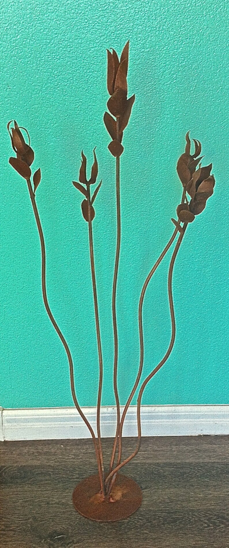 Elegant Ocotillo Plant Rustic DecorMetal Yard ArtMetal | Etsy