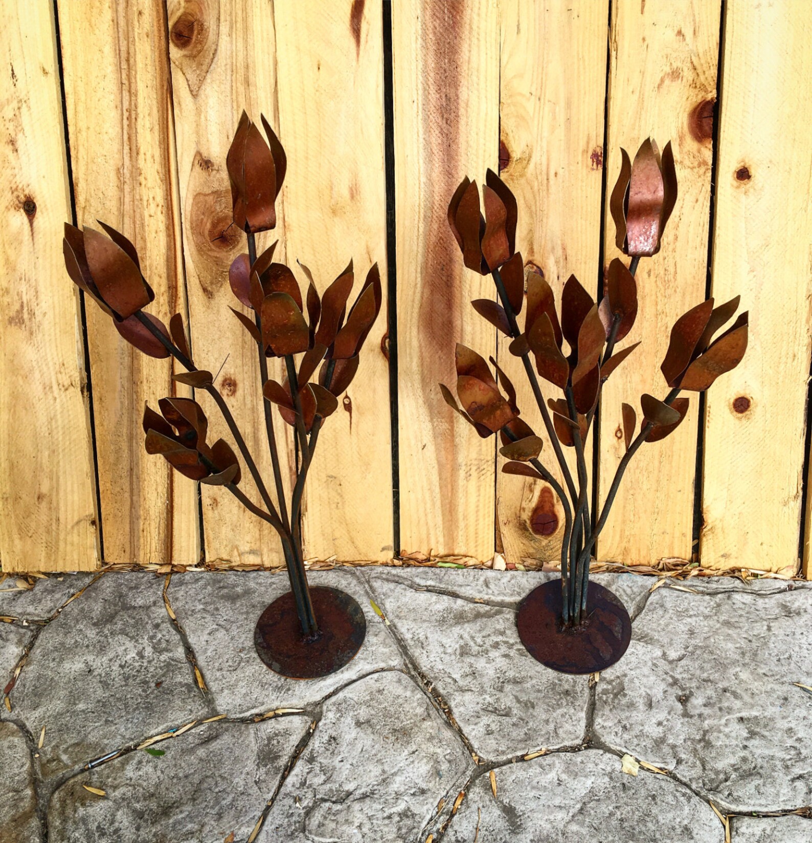 Lil Elegant Ocotillo Plant Rustic DecorMetal Yard ArtMetal Etsy