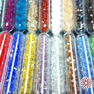 5mm/ 6mm / 8mm SWAROVSKI Mix Color Genuine Crystal 5328/5301 Loose Bicone Beads