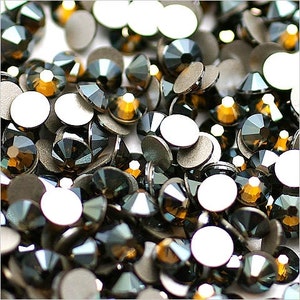 Crystal Bronze Shade (001BRSH) Swarovski 2058 Xilion/ New 2088 Xirius Crystal Flatback No-Hotfix Rhinestones (ss5-ss34) Nail Art