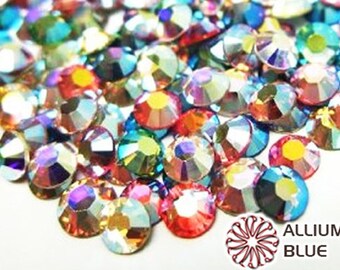 SWAROVSKI 5ss-30ss Xilion Rose Crystal Round Flatbacks Rhinestones Non-Hotfix (2028/2058) ss5-ss30 Nail Art Crystal Effect Mix Colors