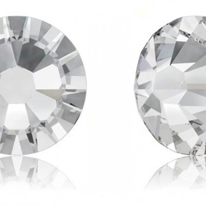 SWAROVSKI 16ss XIRIUS Crystal Round Flatback No-Hotfix Rhinestones 2088 ss16 4mm Diameter Clear Crystal 001 Nail Art Bild 2